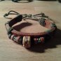 Adjustable leather bracelet