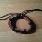 Adjustable leather bracelet