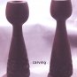 Indian Rosewood Candlesticks