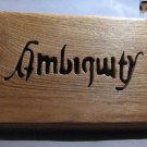 Ambiguity Plaque