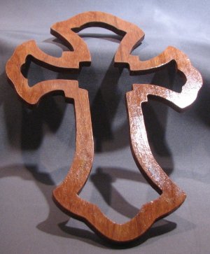Medallion Cross - Cherry