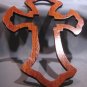 Medallion Cross - Padauk