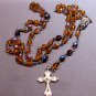 Golden & Purple Faceted Rosary (small)