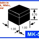 Small Plastic Boxes / Clear / Dozen Pack of 12 / MK-53