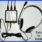 Headset / Headphone Speaker Switch for PC Computer Audio