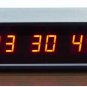 CK-1 LED Six Digit Clock with Seconds 12 / 24 Hour Clock