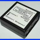 Computer Microphone Switch - 2 Mics to One PC