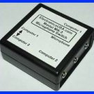 Computer Microphone Switch for 2 Computers to 1 Microphone