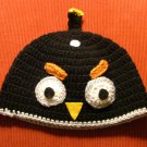 Black Angry Bird Beanie