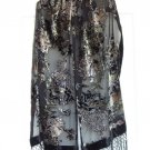 silk velvet shawl