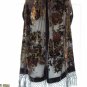silk velvet shawl