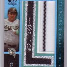 Dan Uggla Auto /25 SP By the Letter Autographed RC #BL-24