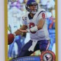 Matt Schaub 2011 Gold Refractor Topps Chrome #21 Texans Raiders #/50
