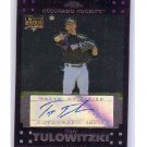 Troy Tulowitzki 2007 Topps Chrome Autographed RC #331 Rockies