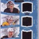 #/149 Bruins 2011 Artifacts Tundra Trios Triple Relics Tuuka Rask, Zdeno Chara