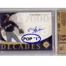 Rickie Weeks 2005 UD Ultimate Signature Decades #RW Brewers BGS 9.5/10 Pop 1
