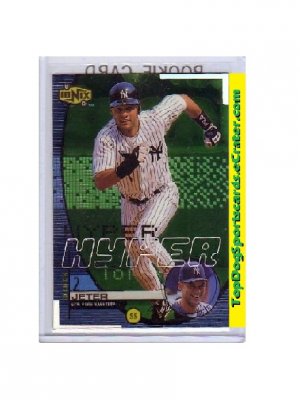 Derek Jeter  1999 UD Ionix Hyper #H8  Yankees