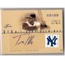 Travis Hafner 2005 Flair Significant Signings Blue #TH Autograph  Yankees, Indians #.250