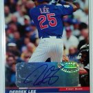 Derrek Lee #/25 Auto 2005 Leaf Autographed #40A Cubs, Orioles, Braves, Marlins, Padres