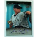 Ian Kennedy 2008 UD Premier #201 Autographed Yankees, Padres #/299
