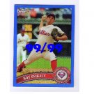 Roy Oswalt  2011 Topps Chrome Blue Refractors #125 Phillies, Astros #99/99
