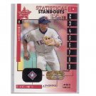 Alex Rodriguez 2001 Leaf R&S Statistical Standouts Authentic Bat #SS-10 Yankees Rangers