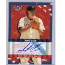 Matt Cain 2007 Topps Opening Day Autographs #MC Giants