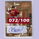 Carlos Beltran #/100 Auto 2004 Leather & Lumber Autograph Bronze #66 Cardinals Yankees #/100