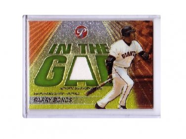 Barry Bonds 2002 Pristine In the Gap Jersey #IG-BBO Giants #/1000