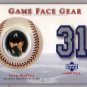 Greg Maddux 2003 Upper Deck Game Face Gear Jersey #GM2 Braves Dodgers