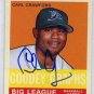 Carl Crawford 2007 Upper Deck Goudey Graphs #GG-CC Autograph Dodgers