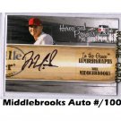 Will Middlebrooks #/100  Auto 2011 In the Game Lumbergraph Autograph #L-WMI Red Sox