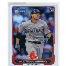 Will Middlebrooks 2012 Bowman Chrome Refractor RC #189 Red Sox