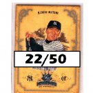 Hideki Matsui #/50 2004 Diamond Kings #124 Yankees