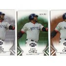 David Ortiz 3-Card Lot 2012 Triple Threads #42  Red Sox
