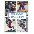 Teemu Selanne 4 Card lot RC's & Inserts Ducks