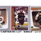 Jeff Carter 3 Card RC Lot - Kings 2005-06