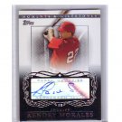 Kendry Morales 2007 Topps Moment Milestones Autograph #MA-KM Royals, Mariners