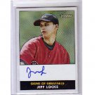 Jeff Locke 2007 Bowman Heritage Signs of Greatness #JL-G Autograph Pirates