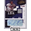 Rafael Furcal #/50 Auto 2005 Playoff Absolutely Ink Autograph & Jersey #AI-1 Cardinals, Dodgers
