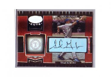 Adrian Gonzalez 2004 Leaf Certified Cuts Autograph #193  Dodgers, Red Sox, Rangers #/100