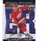 Brendan Shanahan 1997-98 Donruss Preferred Line of Times #2-C Red Wings, Blues
