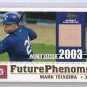Mark Teixeira 2003 Topps Traded Future Phenoms Relics #FP-MT Yankees, Rangers