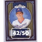 Dale Murphy #/50 2005 Diamond Kings Materials Framed Blue #280 Braves