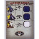 Pudge/Arod/Palmeiro 2002 Fleer Box Score All-Star Lineup Game Used #3 Pudge/Arod/Palmeiro