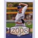 Clayton Kershaw RC 2008 Upper Deck Timeline #304  04 TT Dodgers
