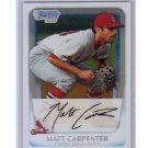 Matt Carpenter 2011 Bowman Chrome Prospects #BCP66 Cardinals