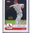 Adam Wainwright 2006 Fleer #87 Cardinals RC