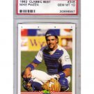 Mike Piazza 1992 Classic Best #345 PSA 10 Gem Mint Dodgers, Mets, Padres