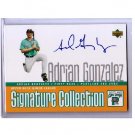 Adrian Gonzalez Auto 2002 UD Signature Collection Autograph #AG  Dodgers, Red Sox, Rangers